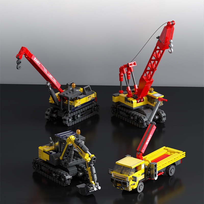 Heavy Equipment Lego - SEMBO 4 в 1 роторная буровая