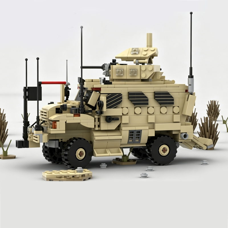 Heavy Equipment Lego - Тяжелая бронированная машина QWERT: Модель MOC,