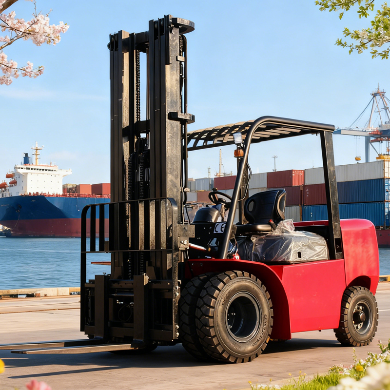 Heavy Equipment Forklift - Тяжелый дизельный погрузчик грузоподъемностью 8 тонн