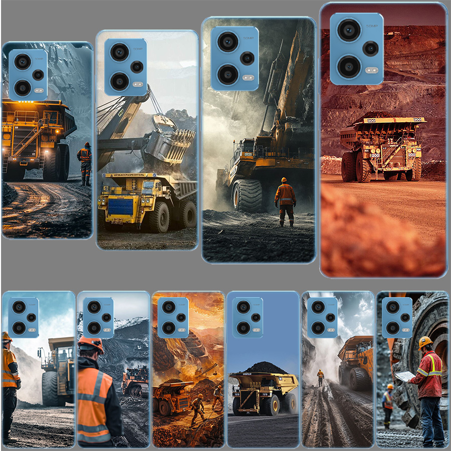 Dump Truck Heavy Equipment - Прочный чехол для телефона с дизайном