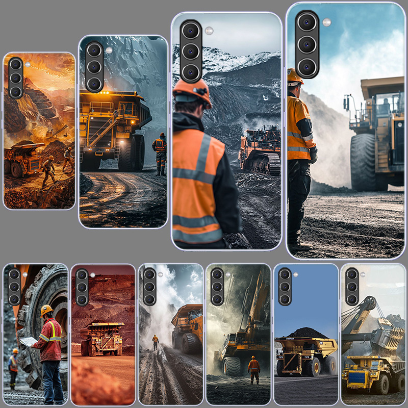 Dump Truck Heavy Equipment - Противоударный чехол для телефона Samsung A54