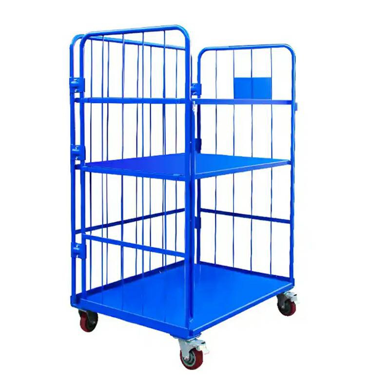Heavy Equipment Supplier - Сверхпрочная складная металлическая тележка для склада,