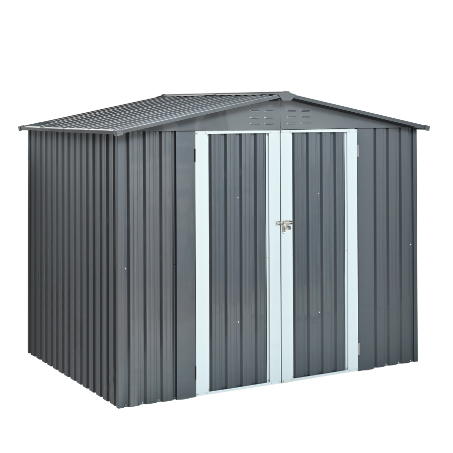 Heavy Equipment Storage Yard - Металлический сарай для хранения с двойными