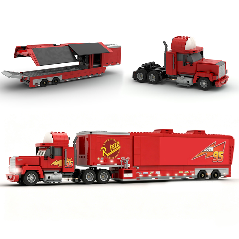 Heavy Equipment Lego - Популярный гоночный аниме-модельный конструктор MOC: Модульный