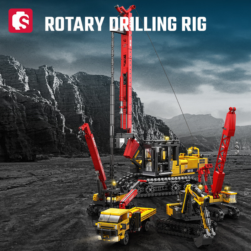 SEMBO 4 в 1 роторная буровая у – обзор и цена Heavy Equipment Lego