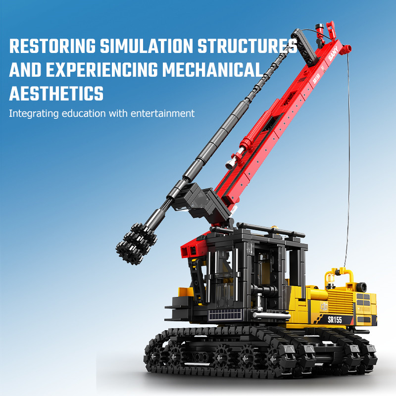 SEMBO 4 в 1 роторная буровая у – обзор и цена Heavy Equipment Lego