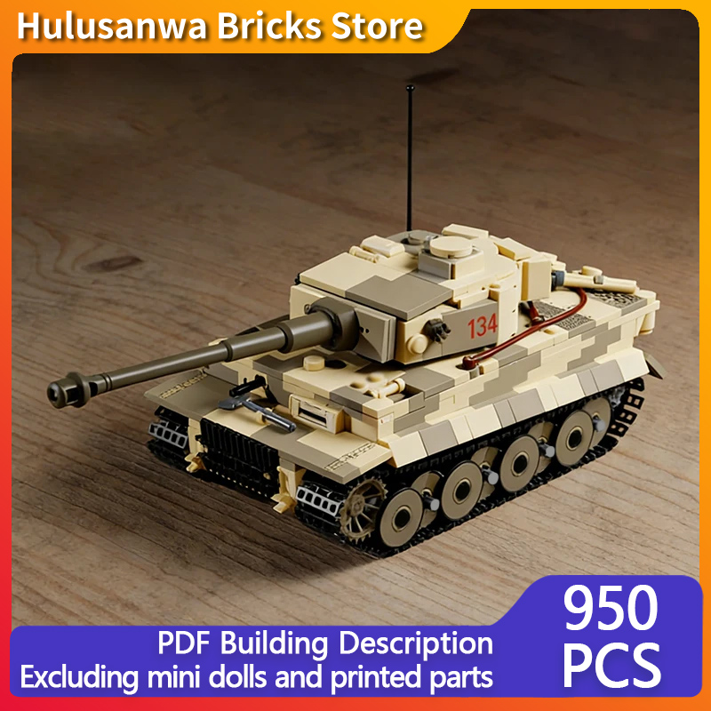 Тяжелый военный танк-конструкт – обзор и цена Heavy Equipment Lego