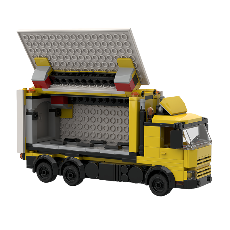 282 детали, желтый грузовик-фу – обзор и цена Heavy Equipment Lego